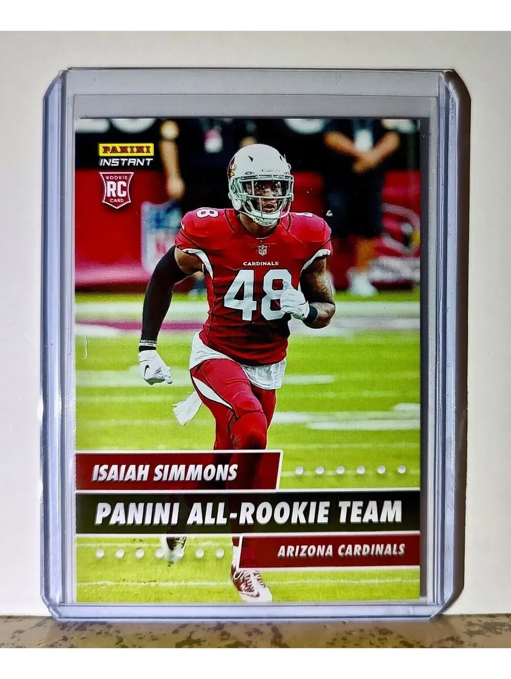 Isaiah Simmons 2020 Panini All-Rookie Team NFL #18 Card 1/648 Arizona Cardinals
